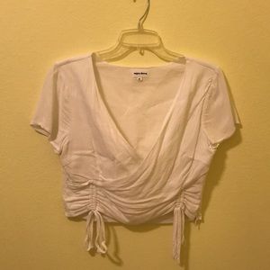 FREE SHIPPING. White superdown top never worn